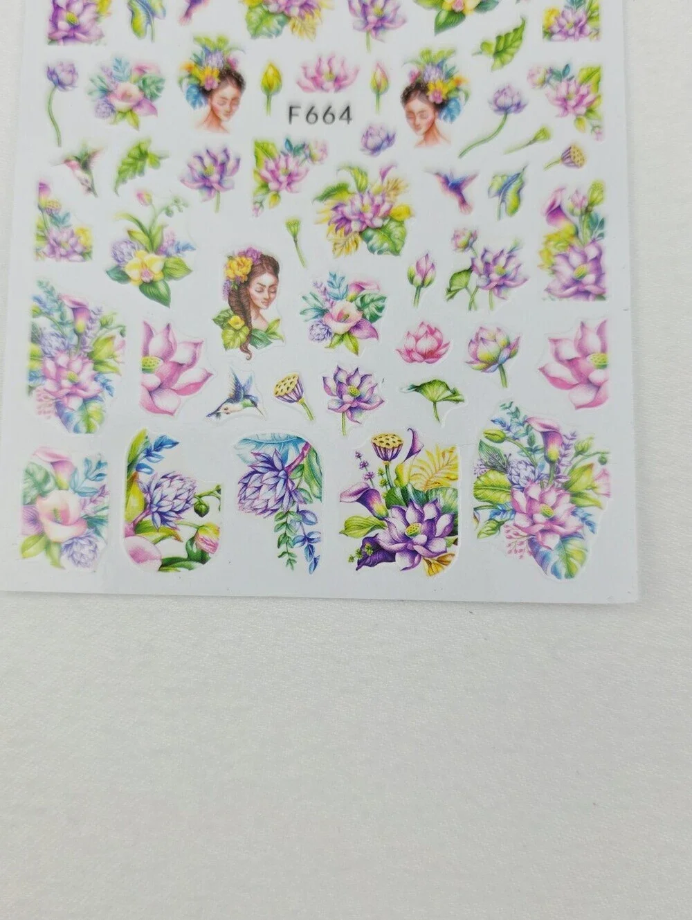 Trendy Self Adhesive Nails Art Transfer Sticker